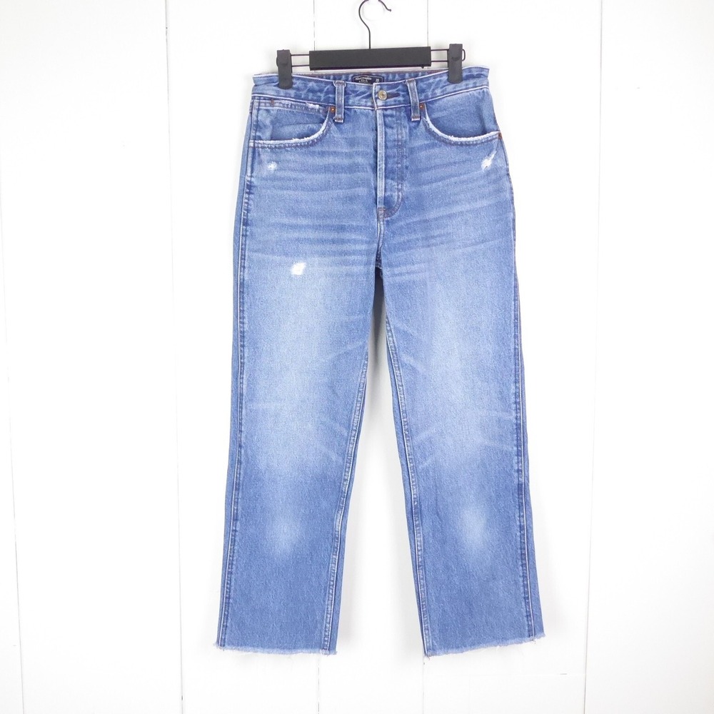 Abercrombie and Fitch Jeans Womens SZ 26/2 Annie High Rise Ankle Crop Straight